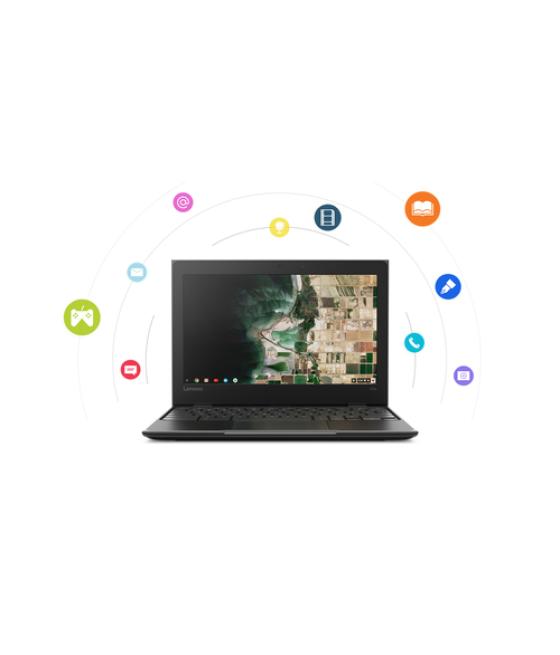 Lenovo 100e Chromebook Intel® Celeron® N N4020 29,5 cm (11.6") HD 4 GB LPDDR4-SDRAM 32 GB eMMC Wi-Fi 5 (802.11ac) ChromeOS Negro