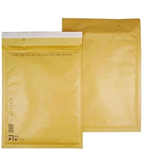 Bolsa acolchada airfickor 120x215mm marrón caja -200u-