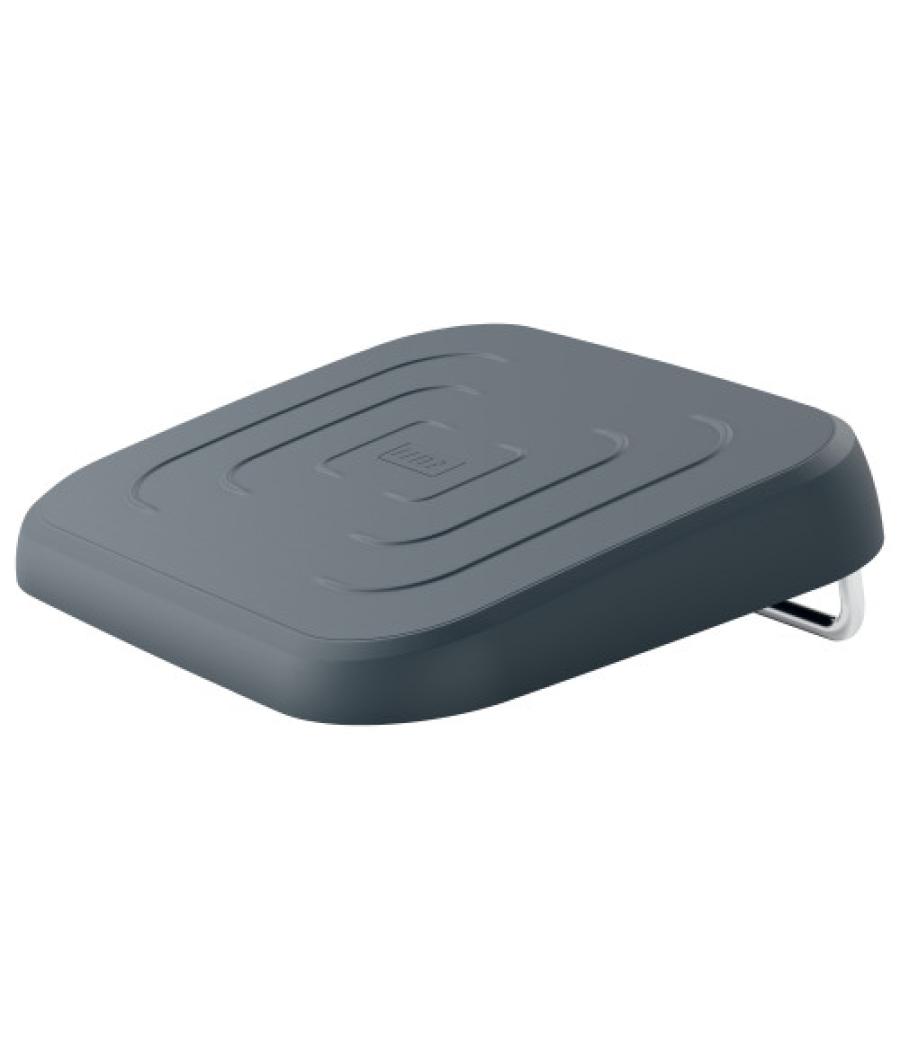 Reposapies ajustable ergo reciclado gris oscuro leitz 65460089