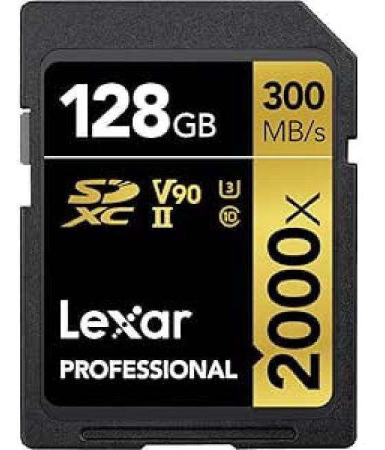 Lexar 2000x 128 gb sdhc clase 10