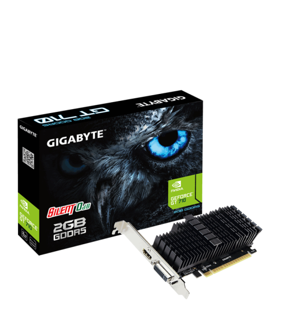 Tarjeta grafica gigabyte gt 710 2gb ddr5 sl