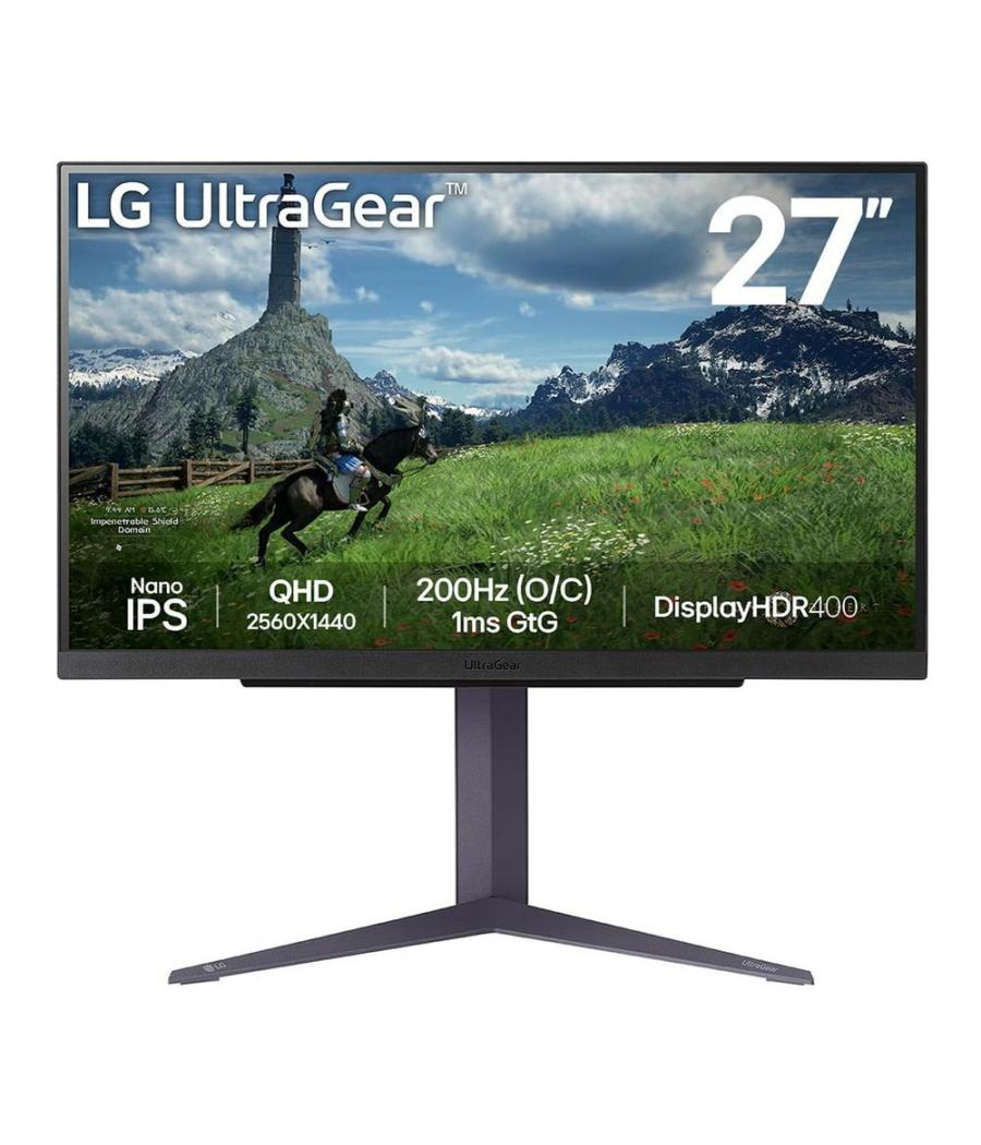 Lg 27gs85q 27pulgadas 2560 x 1440 1ms hdmi displayport usb reg. altura