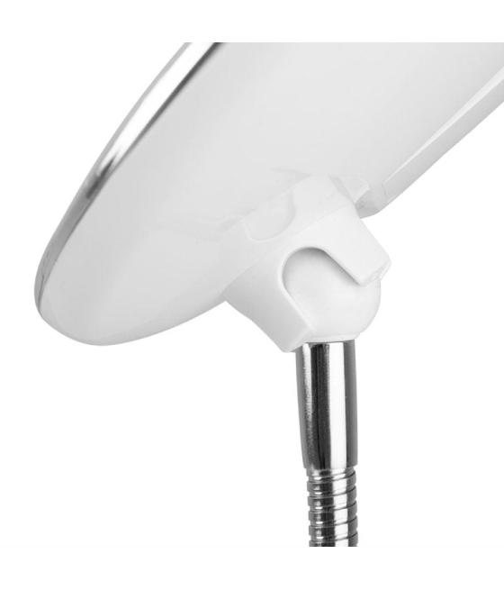 Espejo cosmético de pared con luz orbegozo esp 1020/ telescópico/ ø17cm