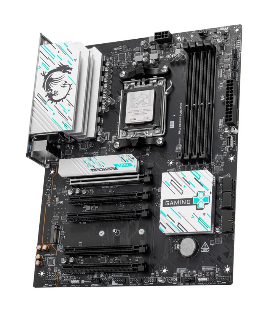 Placa msi b840 gaming plus wifi,amd,am5,b840,4ddr5,usb type-c,wifi,aura,atx
