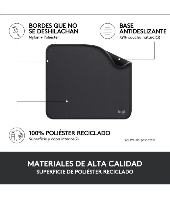 Alfombrilla logitech desk mat - studio series grafito