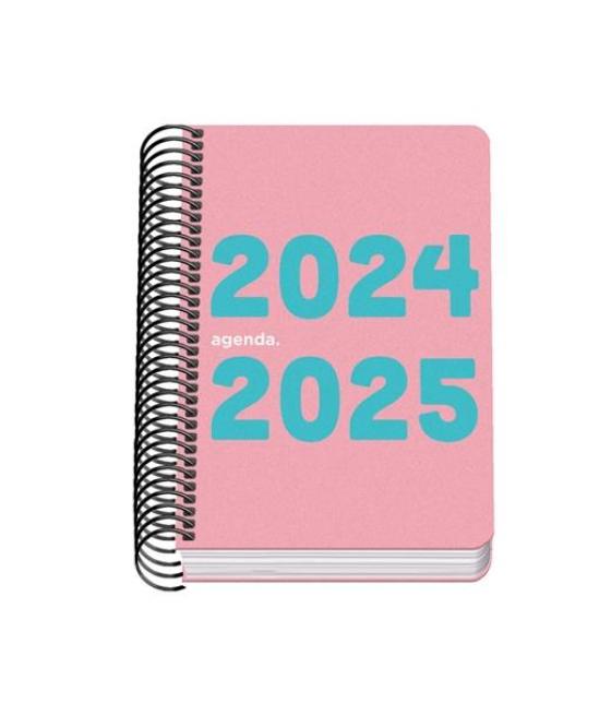 Dohe agenda escolar a6 espiral dp memory basic cubierta pp rosa 2024-2025