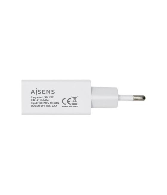 Cargador de pared aisens a110-0404/ 1xusb/ 10w