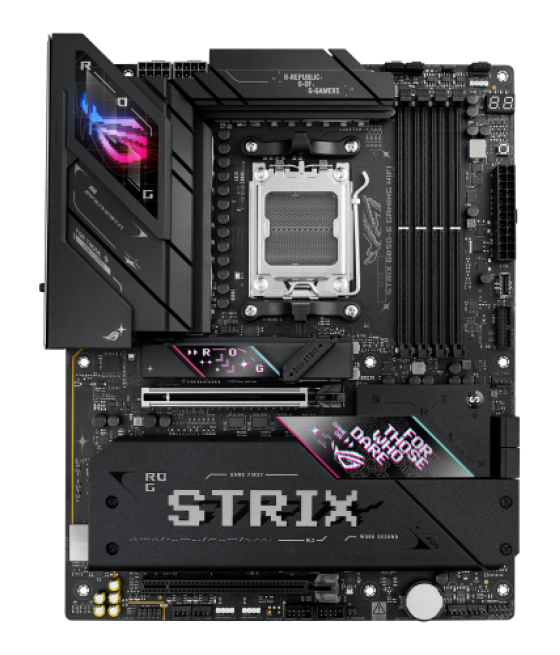 Asus rog strix b850-e gaming wifi amd b850 zócalo am5 atx