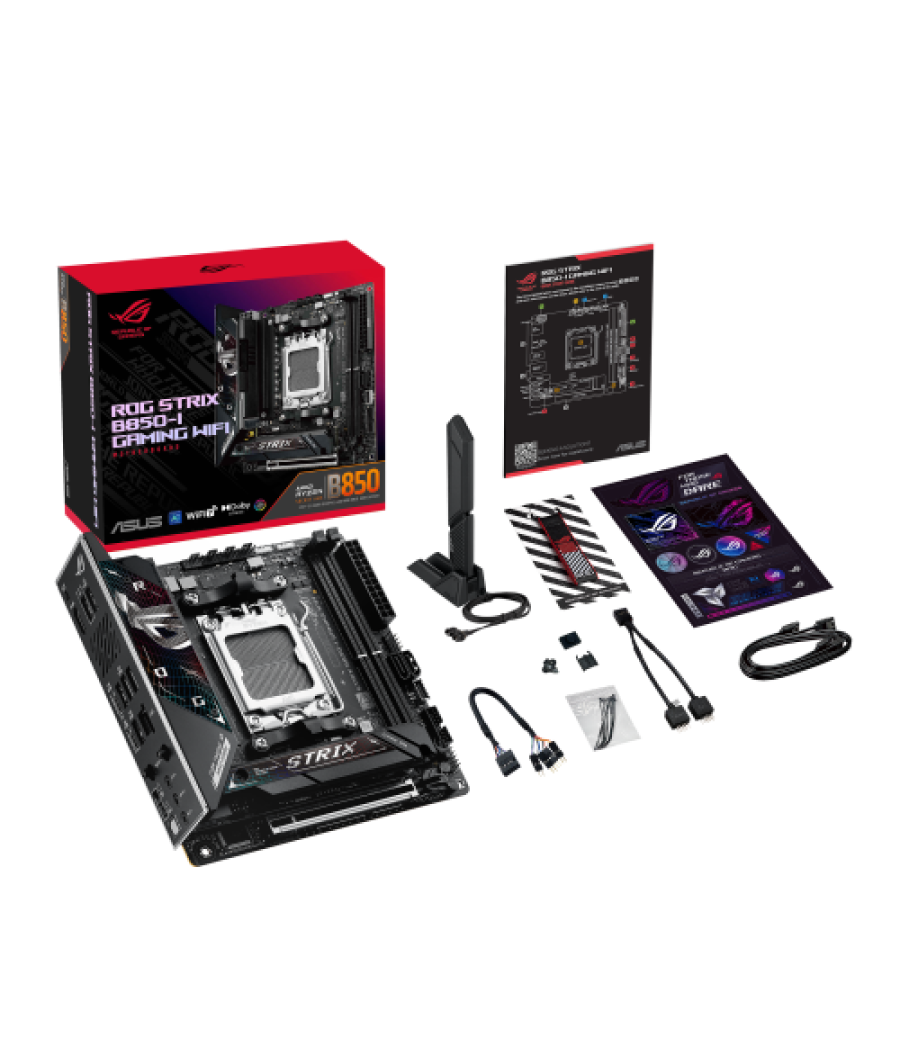 Asus rog strix b850-i gaming wifi amd b850 zócalo am5 mini itx