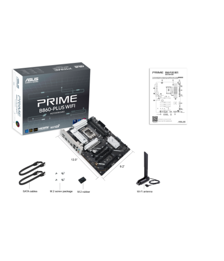 Asus prime b860-plus wifi intel b860 lga 1851 (socket v1) atx