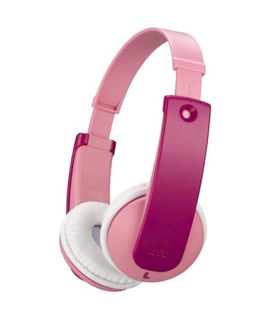 Auriculares infantiles inalámbricos jvc tinyphone ha-kd10w/ bluetooth/ rosas