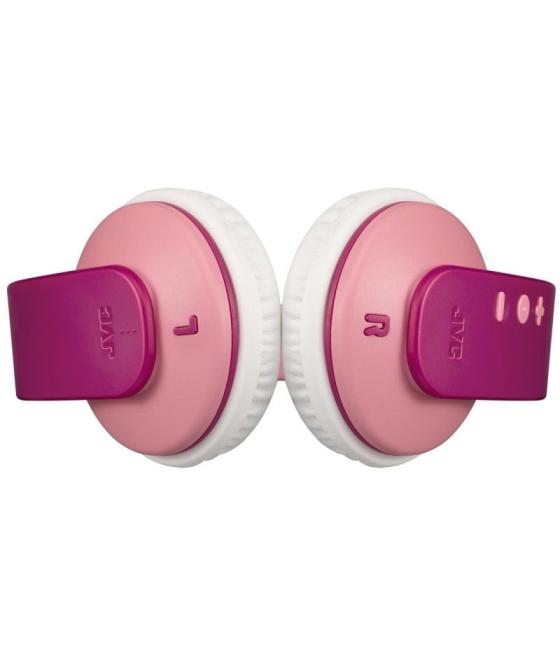 Auriculares infantiles inalámbricos jvc tinyphone ha-kd10w/ bluetooth/ rosas