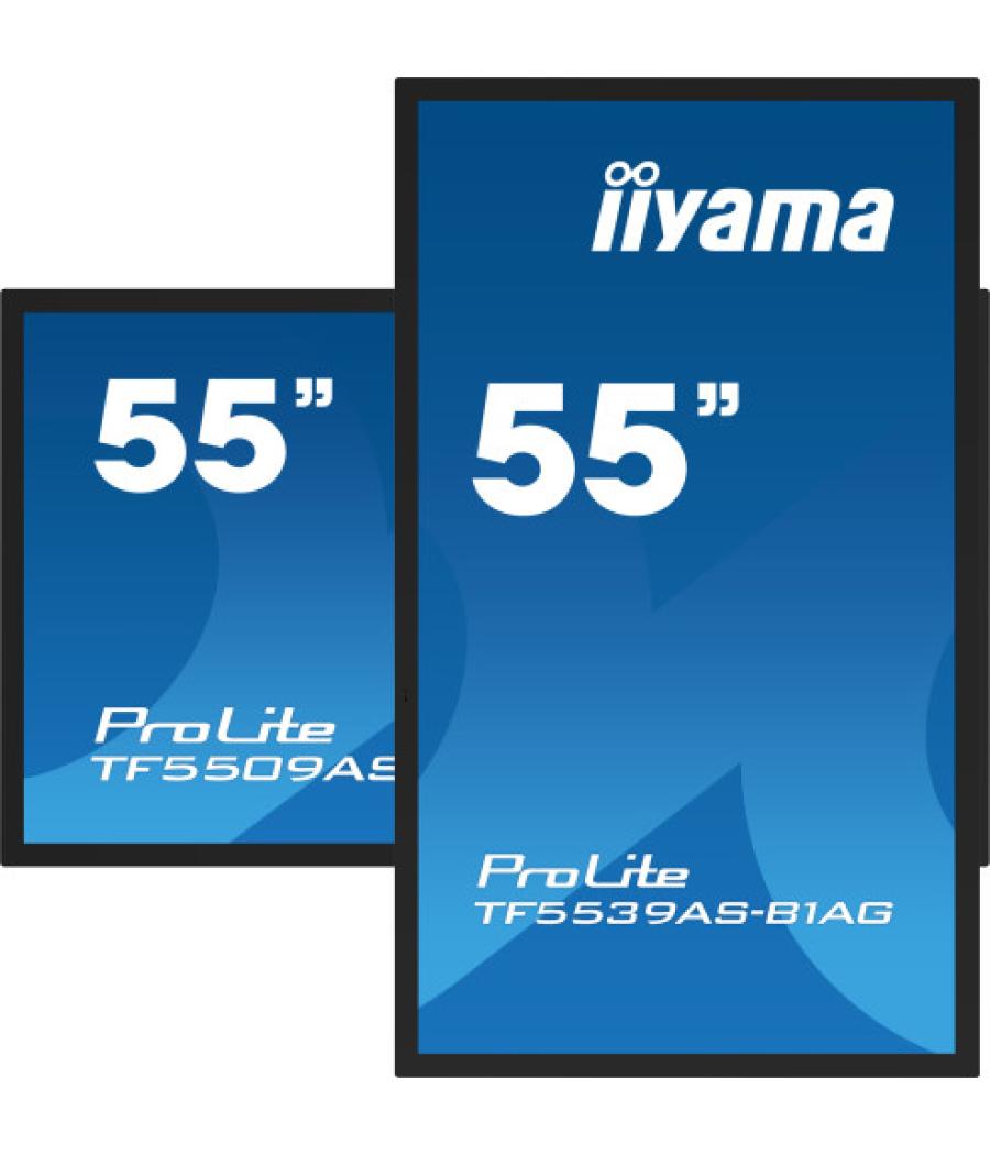 Iiyama tf5539as-b1ag pantalla de señalización pantalla plana para señalización digital 138,7 cm (54.6") led 500 cd / m² 4k ultra