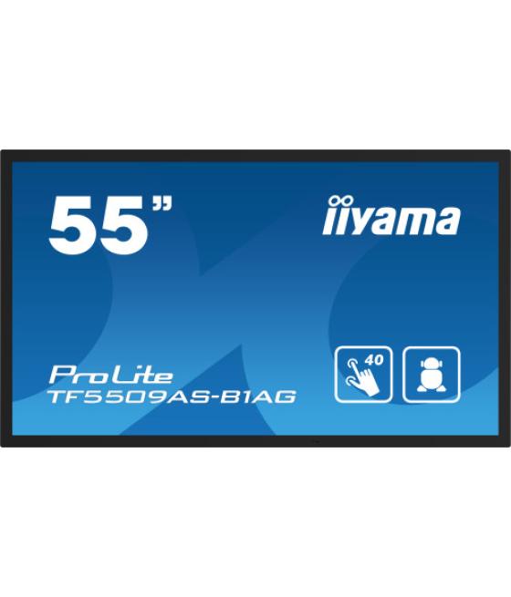 Iiyama tf5539as-b1ag pantalla de señalización pantalla plana para señalización digital 138,7 cm (54.6") led 500 cd / m² 4k ultra