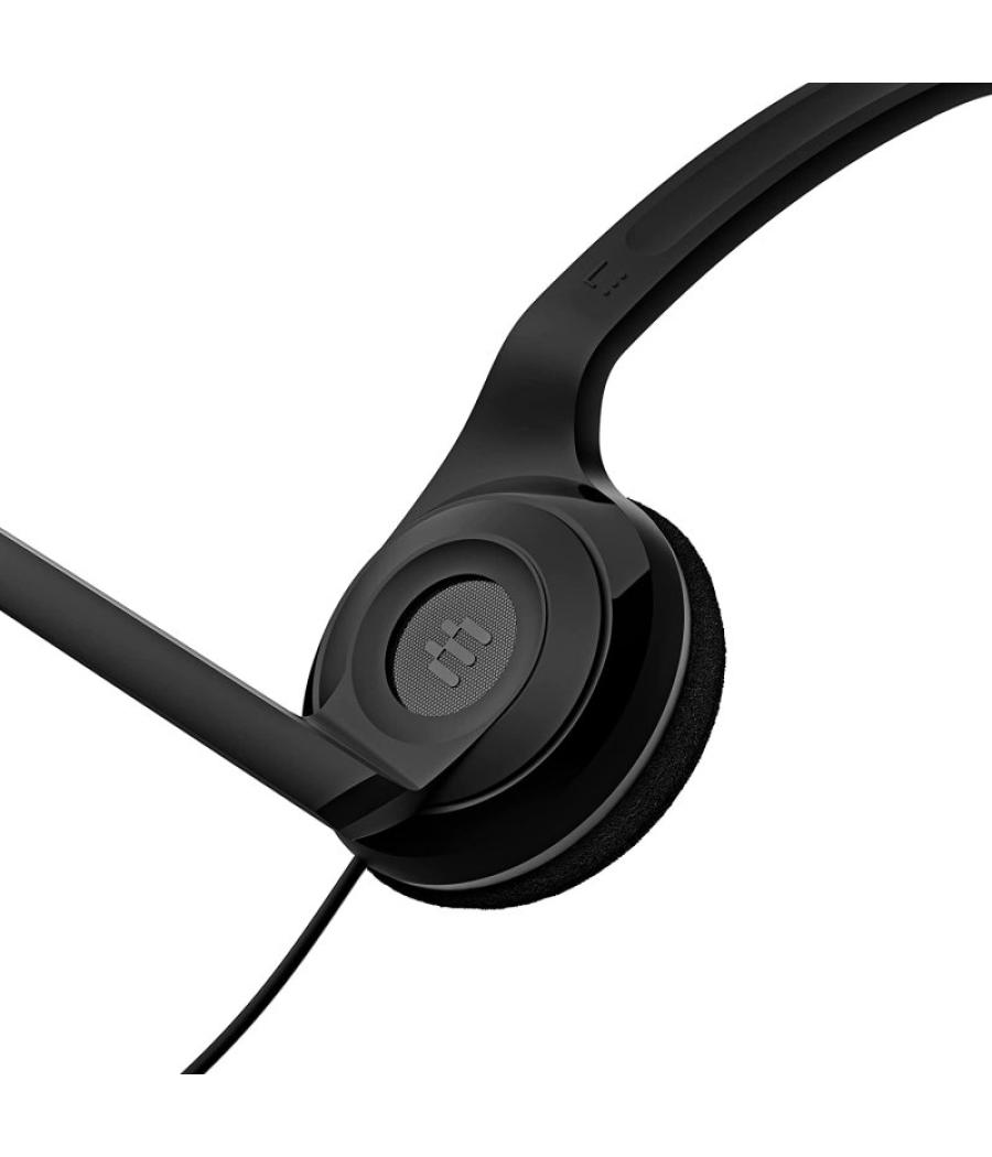 Auriculares epos sennheiser estereo con microfono negros pc 3 chat