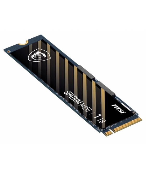 Disco duro interno solido ssd msi spatium m450 1tb m.2 nvme pcie4