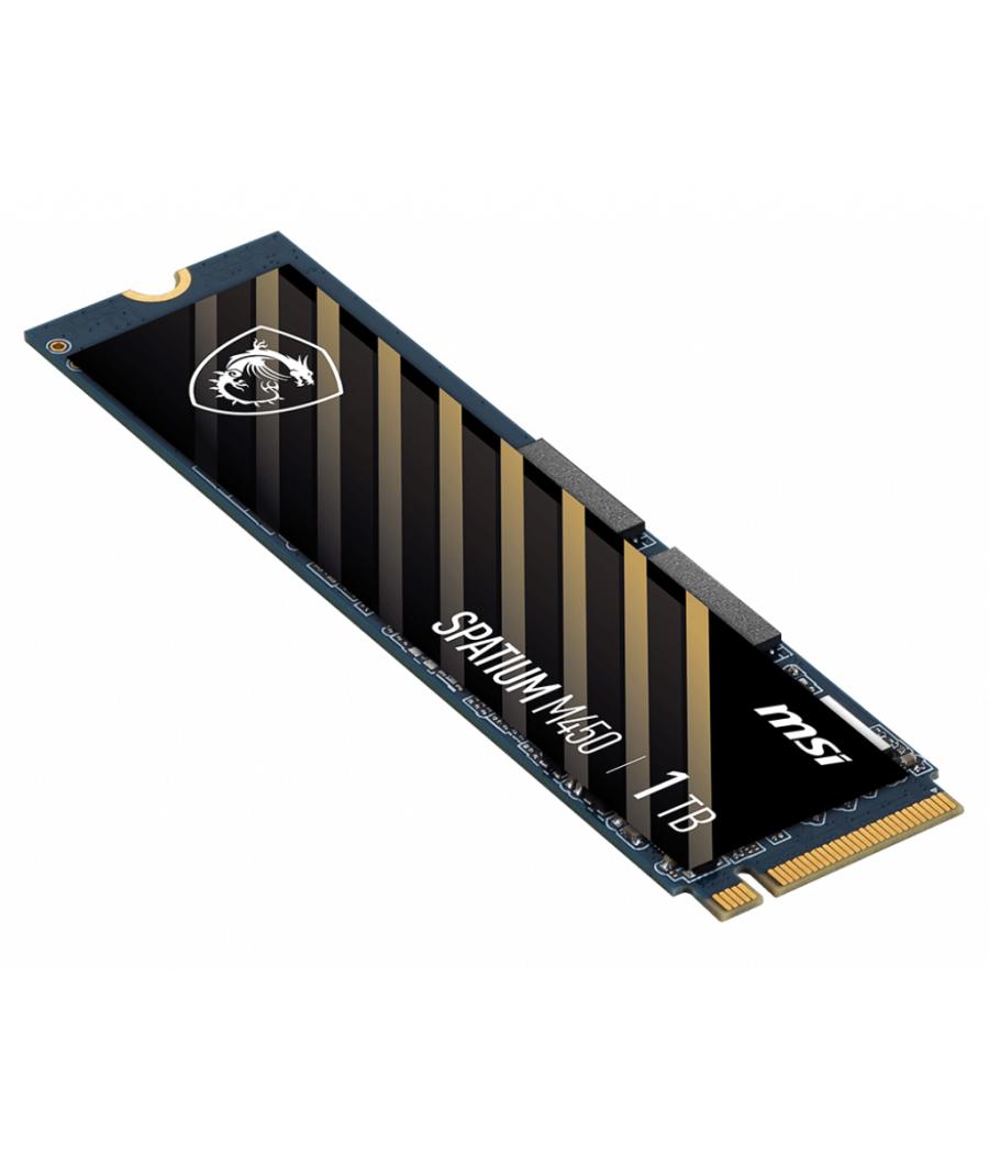 Disco duro interno solido ssd msi spatium m450 1tb m.2 nvme pcie4