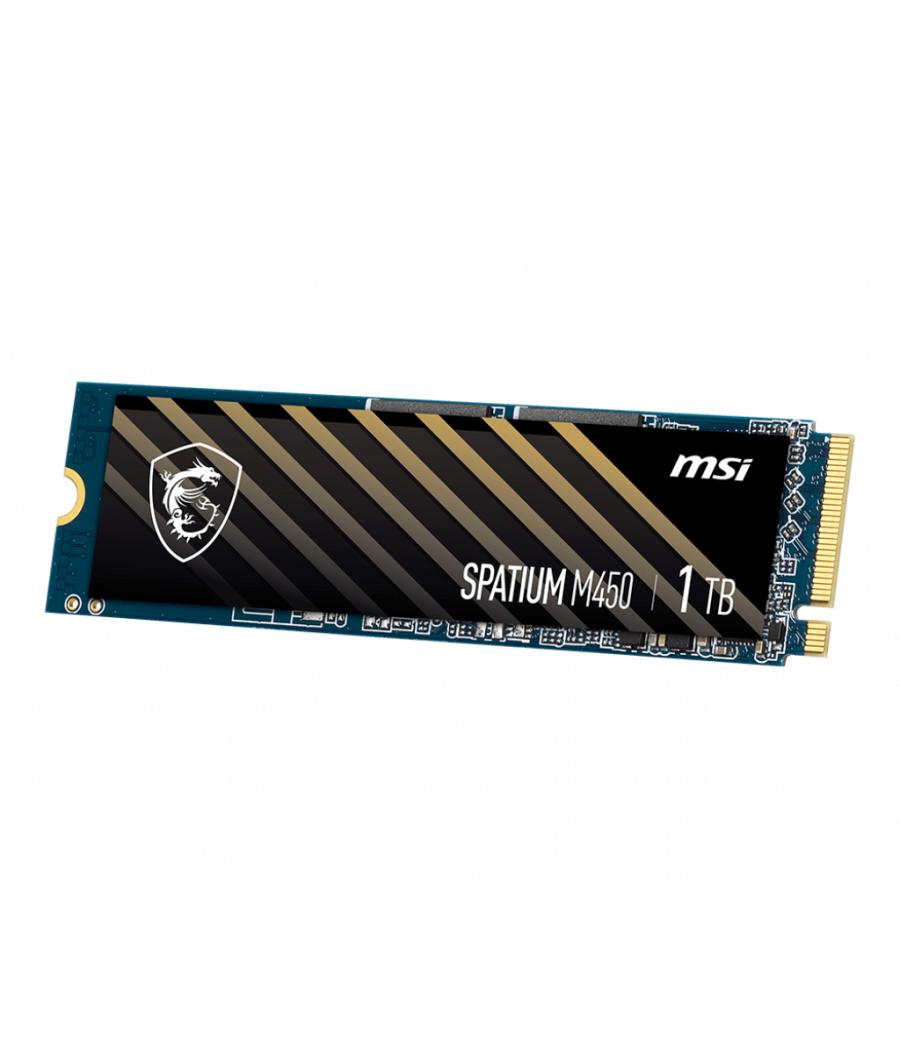 Disco duro interno solido ssd msi spatium m450 1tb m.2 nvme pcie4