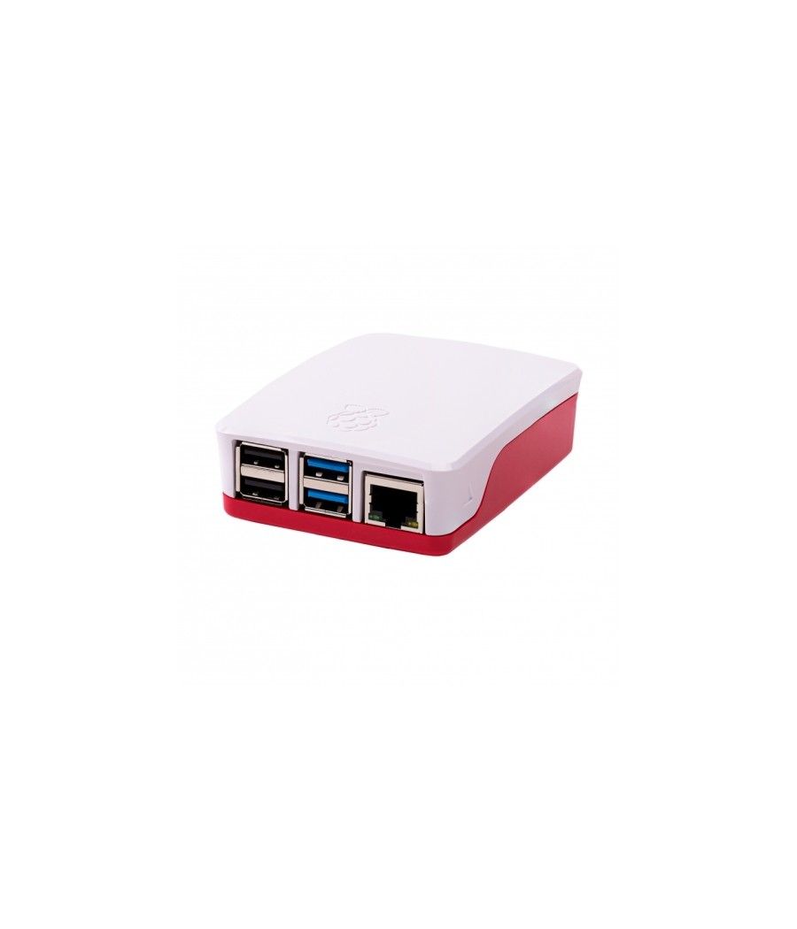 Raspberry caja oficial para Pi 4 - Color rojo/blanco - Imagen 1