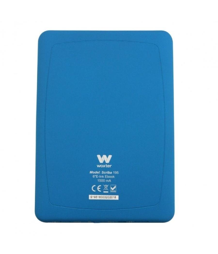 Libro electrónico ebook woxter scriba 195/ 6'/ tinta electrónica/ azul