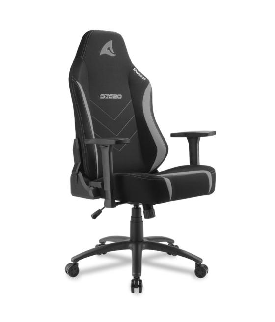 Silla gaming sharkoon sgs20 fabric negro - gris