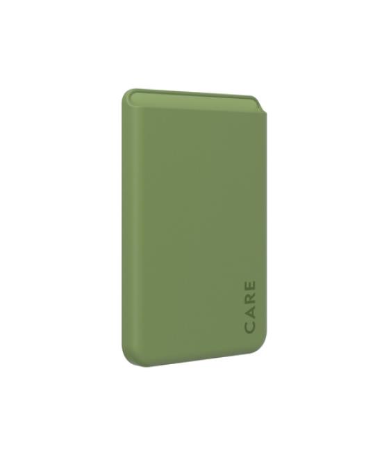 PanzerGlass PG CARE Cardholder Green iPhone funda para teléfono móvil Transparente