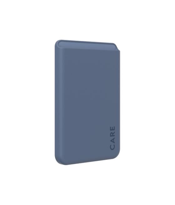 PanzerGlass PG CARE Cardholder Blue iPhone funda para teléfono móvil Transparente