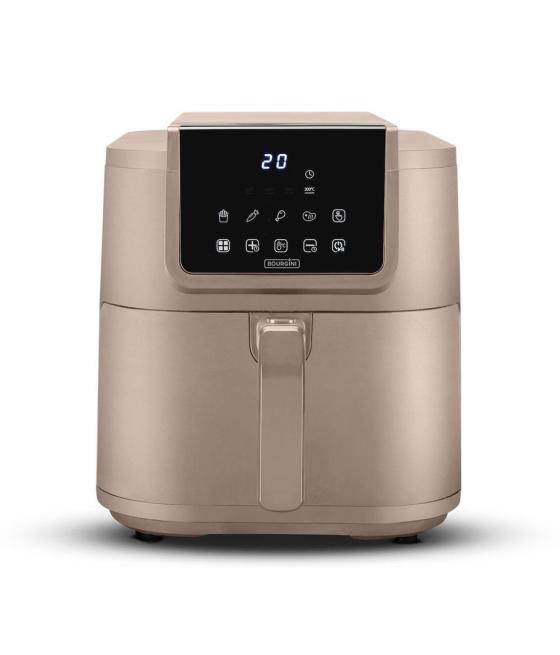 Freidora de aire bourgini airfryer slim ceramica 8l 1700w color beige