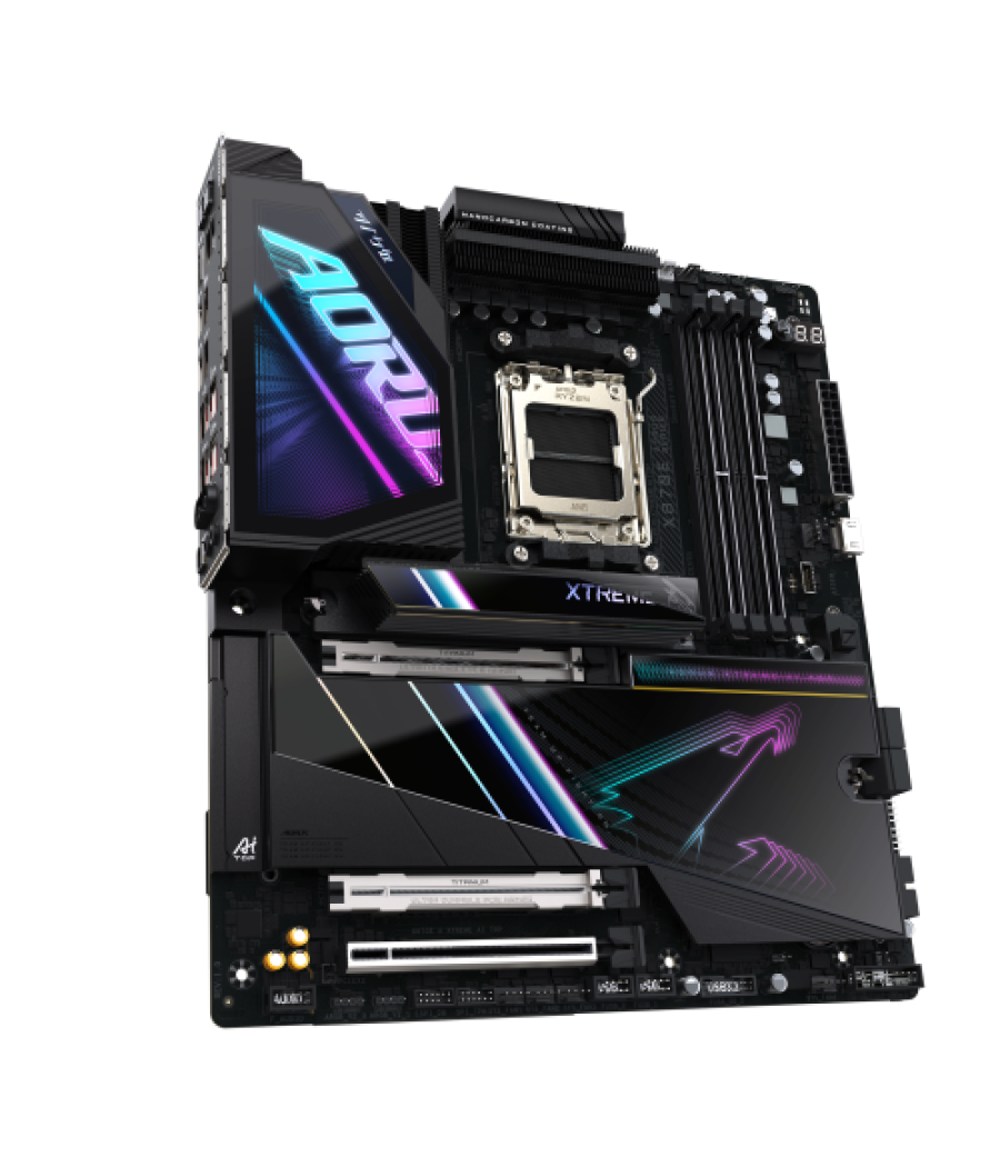 Placa gigabyte x870e aorus xtreme ai top,amd,am5,x870e,4ddr5,256gb,2usb4+hdmi,4sata3+2m.2,2lan10gb+wifi7+bt5.3,10usb3.2,e-atx