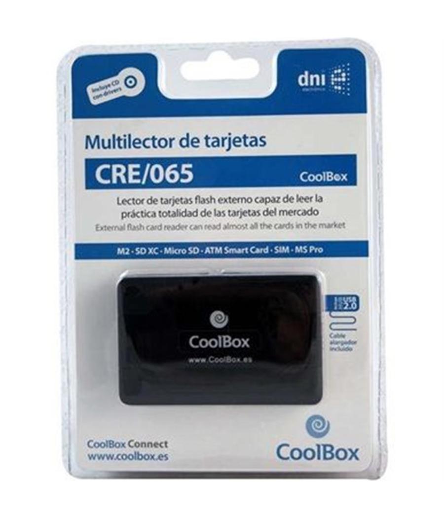 Lector externo coolbox tarjetas dni sim