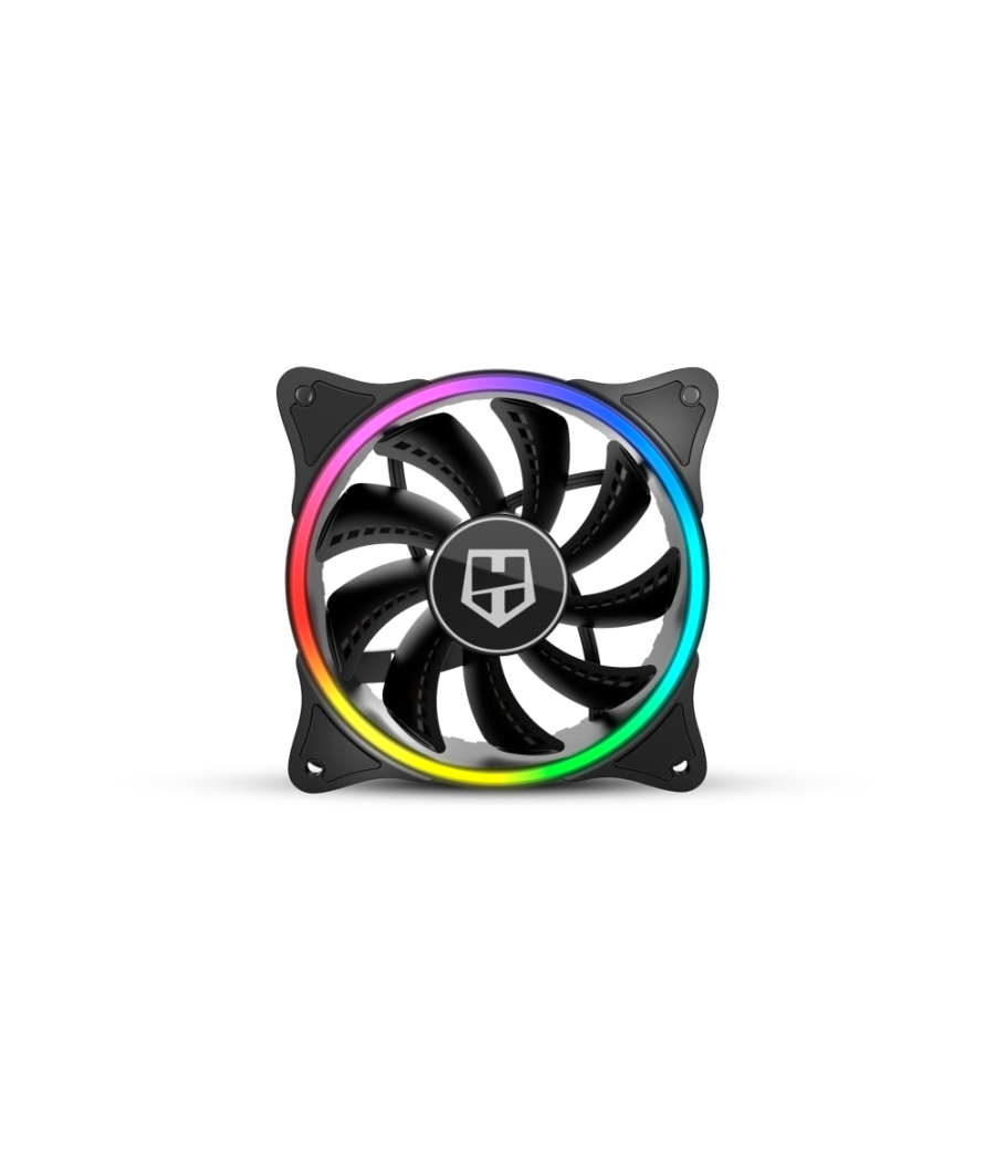 Ventilador caja nox hummer x-fan argb halo ring fan