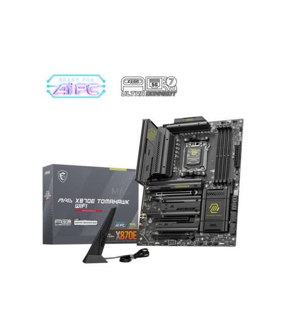 Placa base msi mag x870e tomahawk wifi atx am5 4xddr5