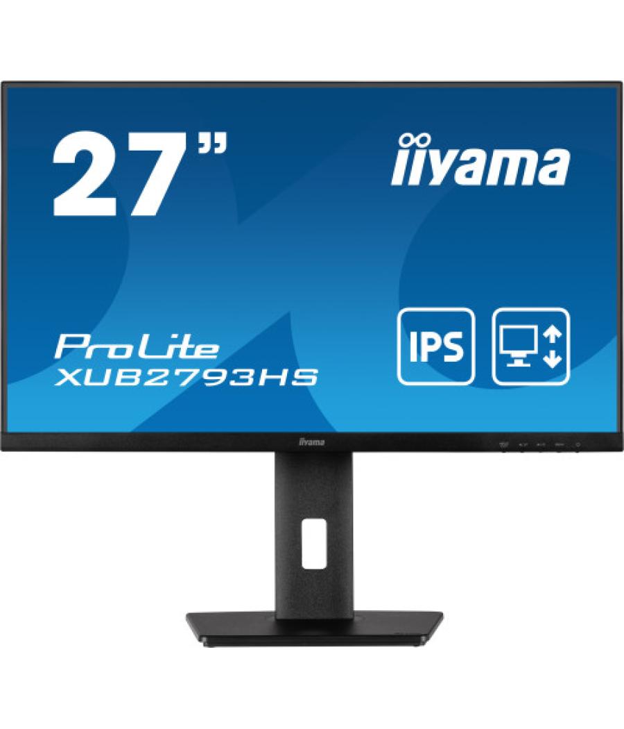 Iiyama prolite xub2793hs-b7 pantalla para pc 68,6 cm (27") 1920 x 1080 pixeles full hd led negro