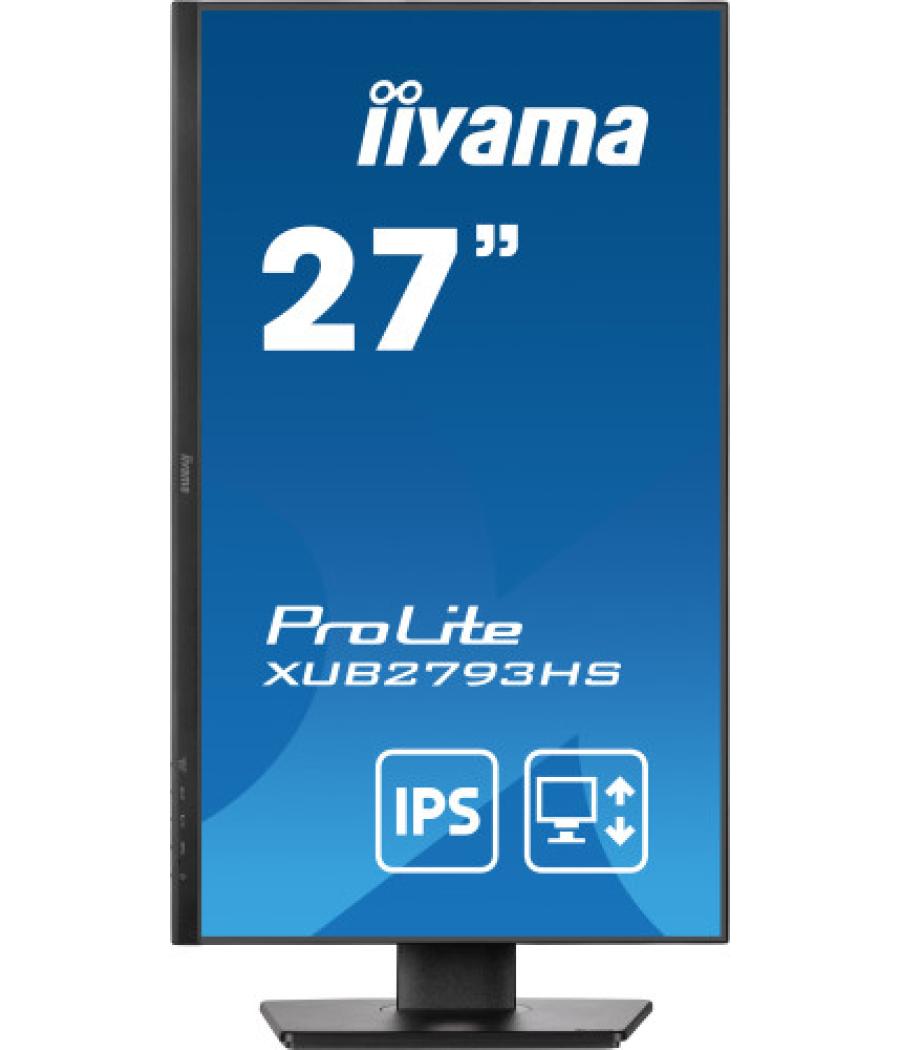 Iiyama prolite xub2793hs-b7 pantalla para pc 68,6 cm (27") 1920 x 1080 pixeles full hd led negro