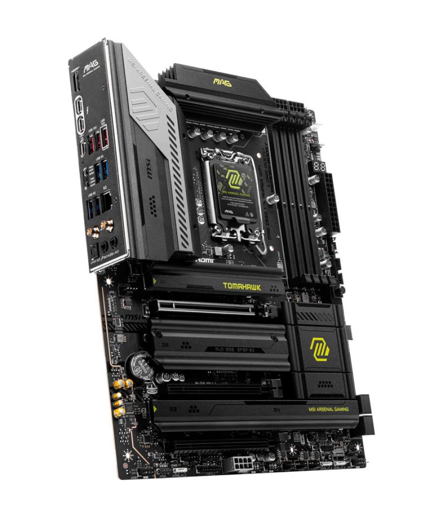 Placa msi mag b860 tomahawk wifi,intel,1851,b860,4ddr5,usb 10gbps,wifi,atx