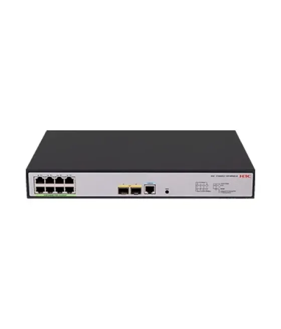 H3c s1850v2-10p-ei l2 ethernet switch with 8*10/100/1000base-t ports and 2*1000base-x sfp ports,(ac)