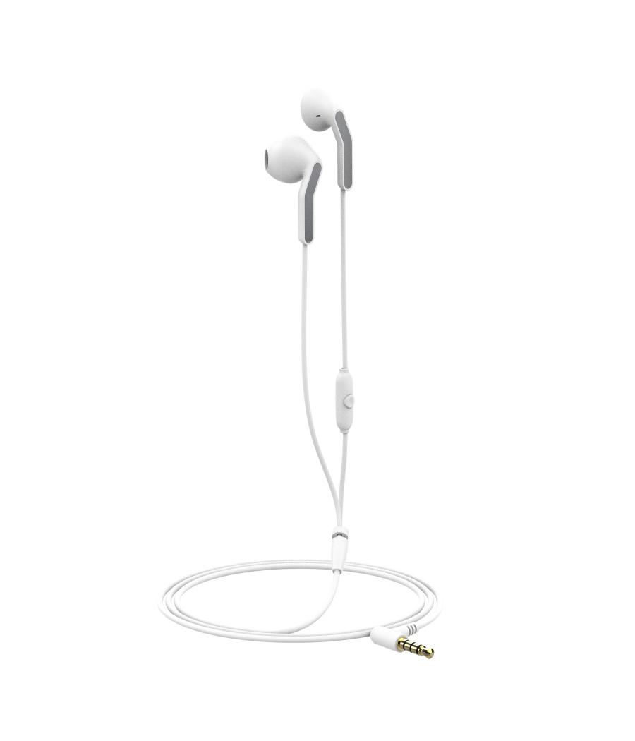 Auriculares muvit meu 3.5 mm blanco