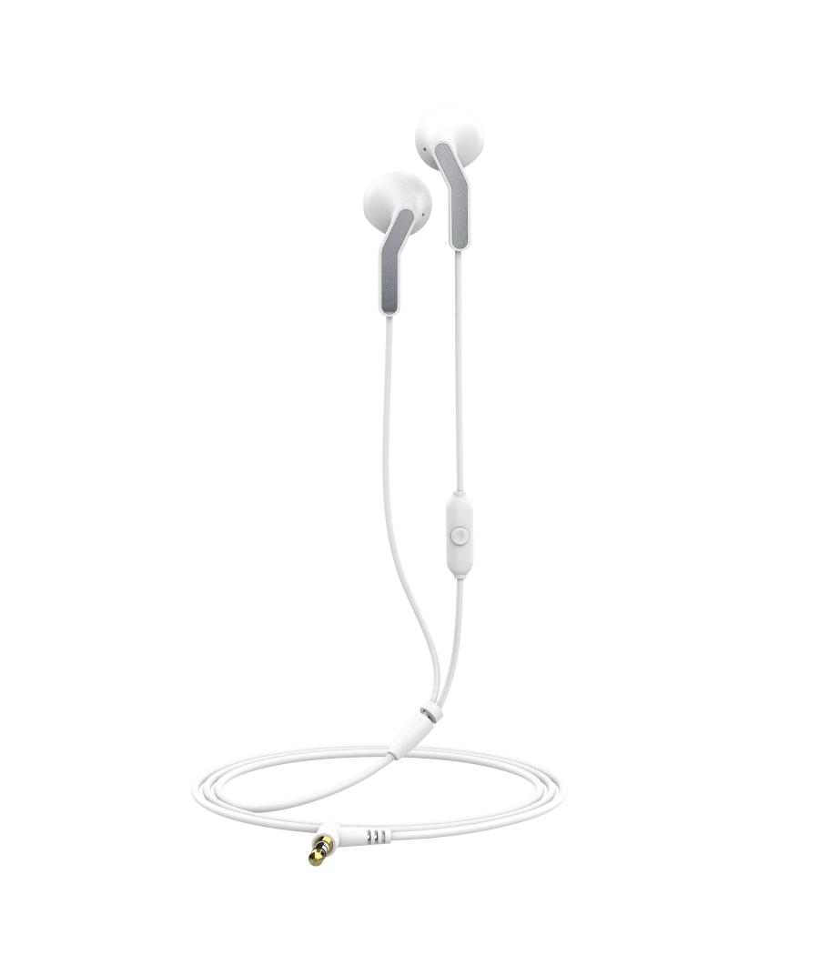 Auriculares muvit meu 3.5 mm blanco