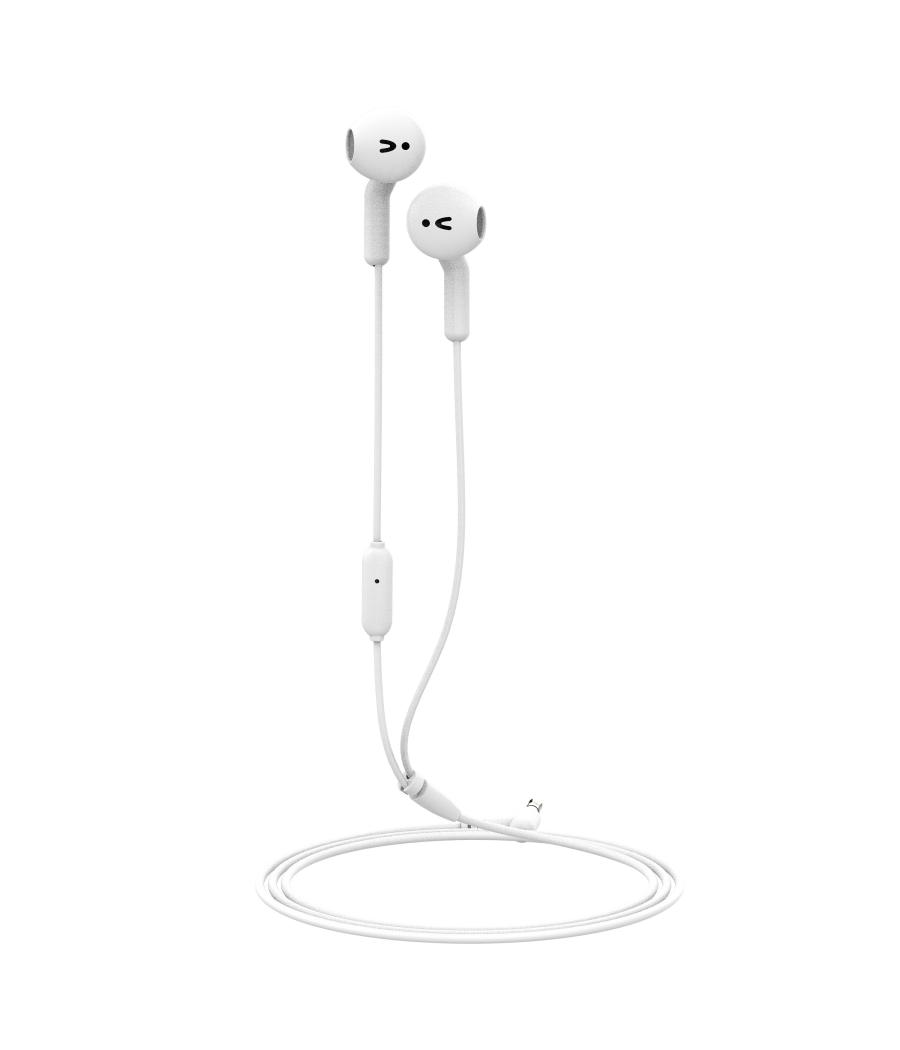 Auriculares muvit meu 3.5 mm blanco