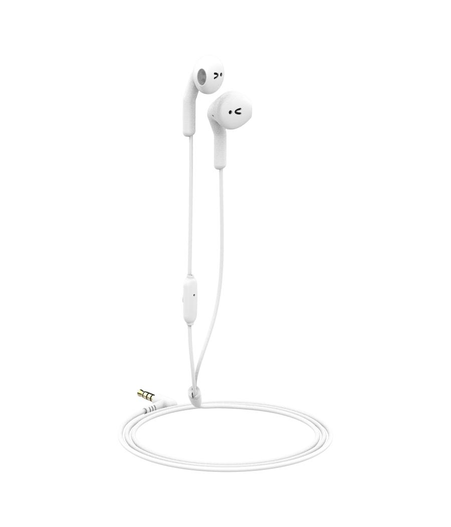 Auriculares muvit meu 3.5 mm blanco