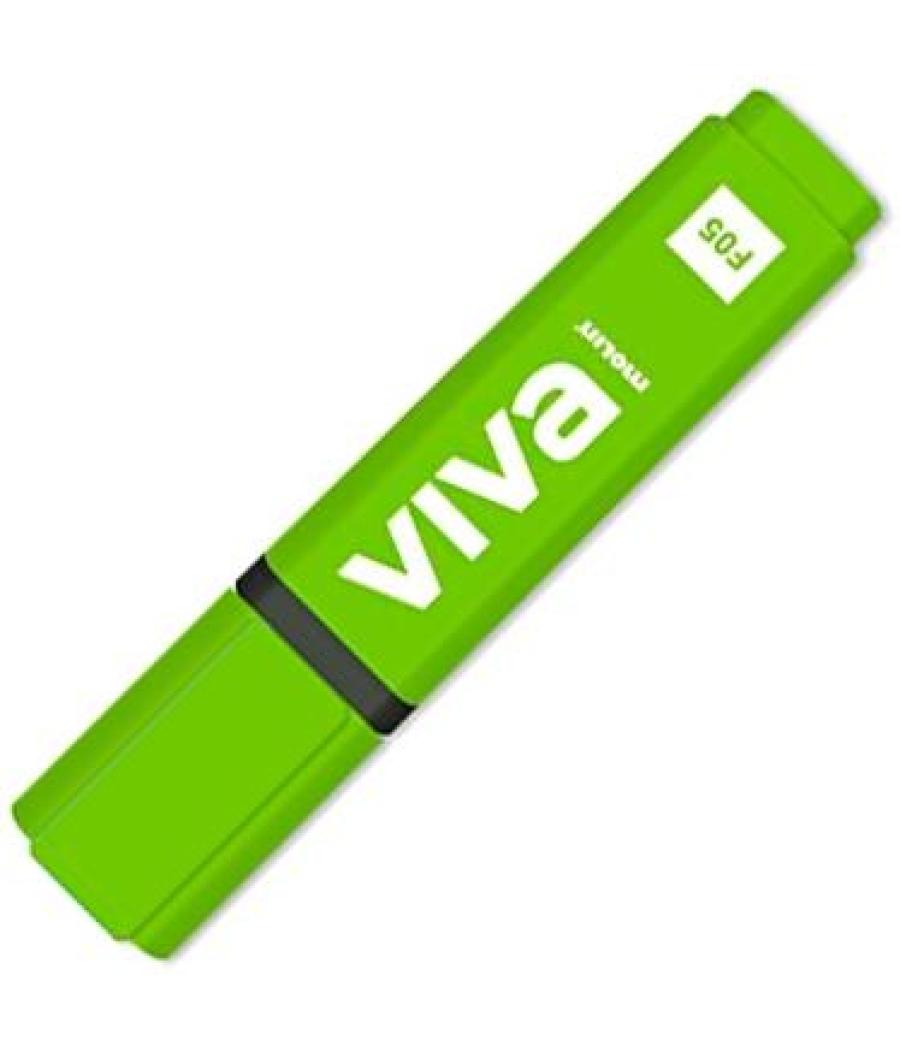 Molin marcador fluorescente viva verde