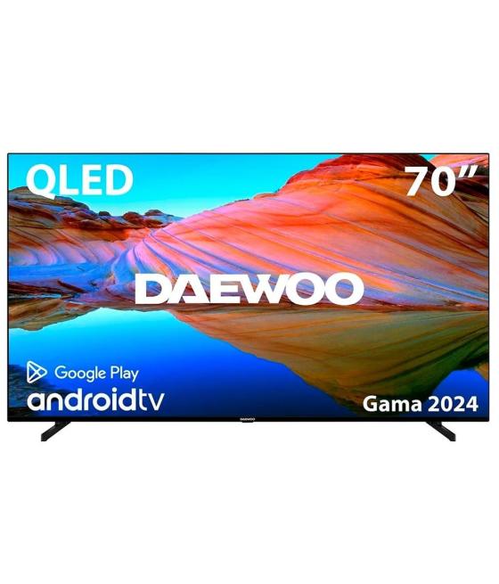 Tv daewoo 70 pulgadas qled 4k uhd - 70dm73qa - android tv