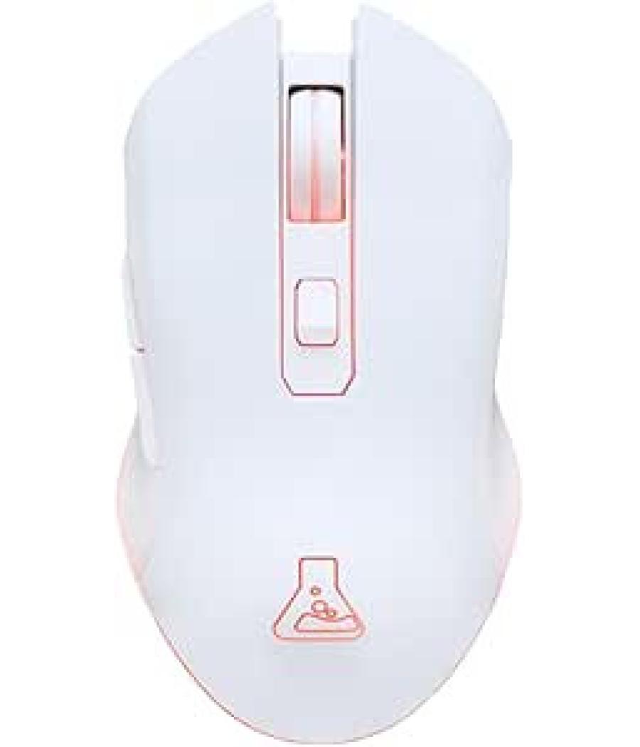 Gaming mouse wireless - 6400 dpi - white