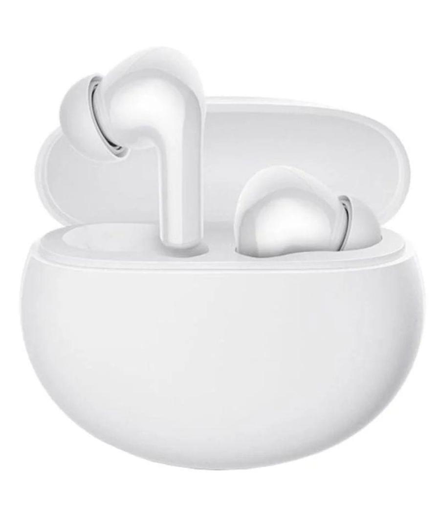 Auriculares bluetooth xiaomi redmi buds 4 active con estuche de carga/ autonomía 5h/ blancos