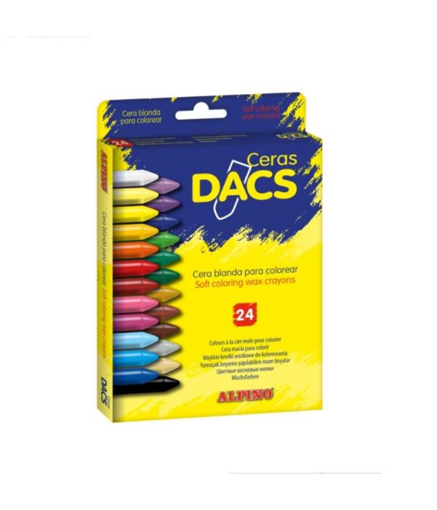 Dacs ceras dacs 55mm colores surtidos estuche 24 ud