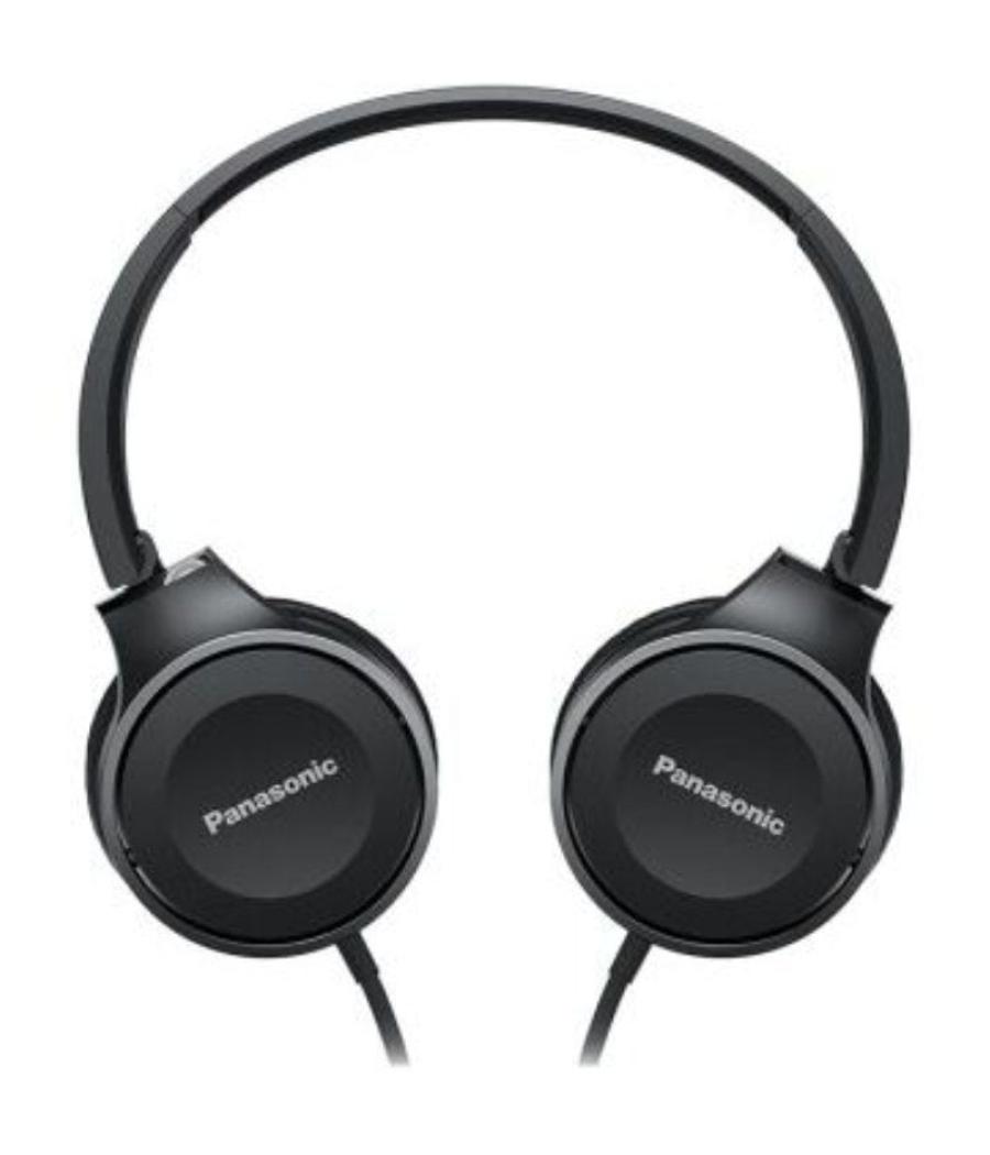 Auriculares panasonic rp-hf100me/ con micrófono/ jack 3.5/ negros