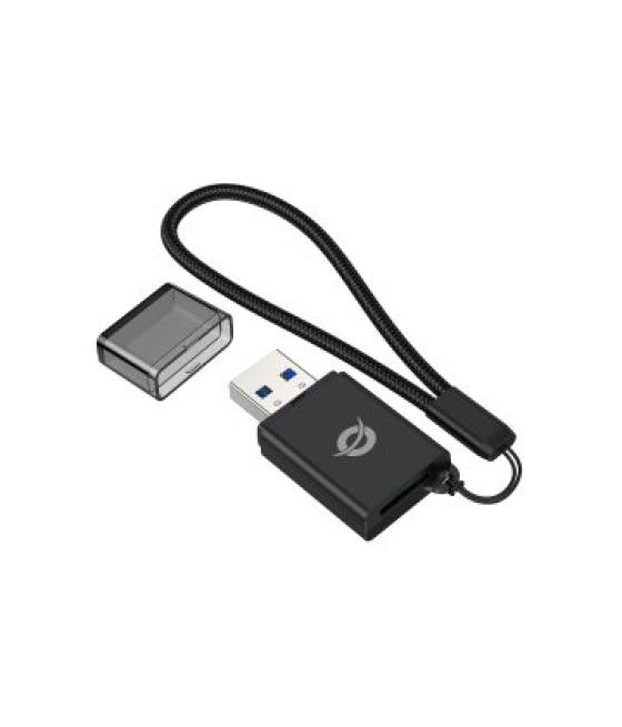 Card reader externo conceptronic bian07b usb 3.0 microsd/tflash