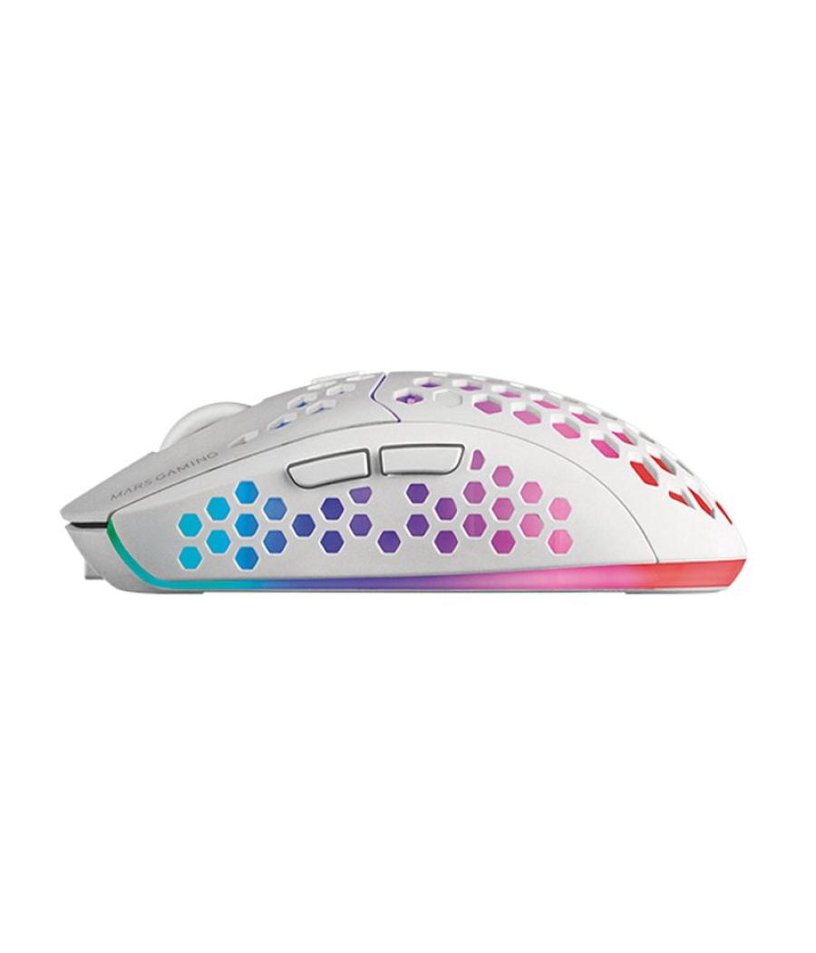 Mars gaming raton inalámbrico mmw3 79g white
