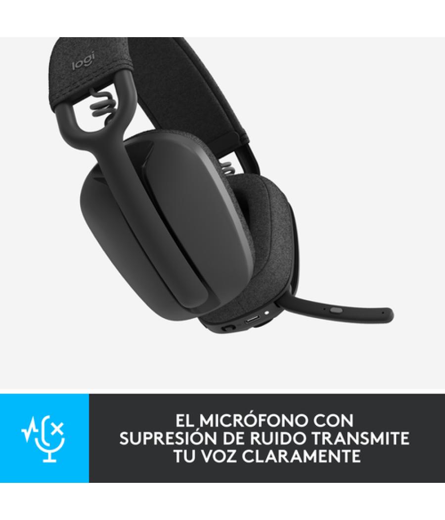 Logitech Zone Vibe 100 Auriculares Inalámbrico Diadema Llamadas/Música Bluetooth Grafito
