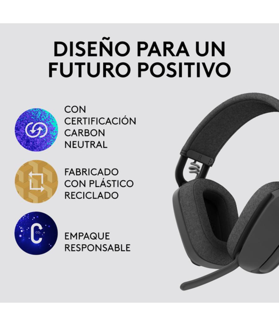Logitech Zone Vibe 100 Auriculares Inalámbrico Diadema Llamadas/Música Bluetooth Grafito